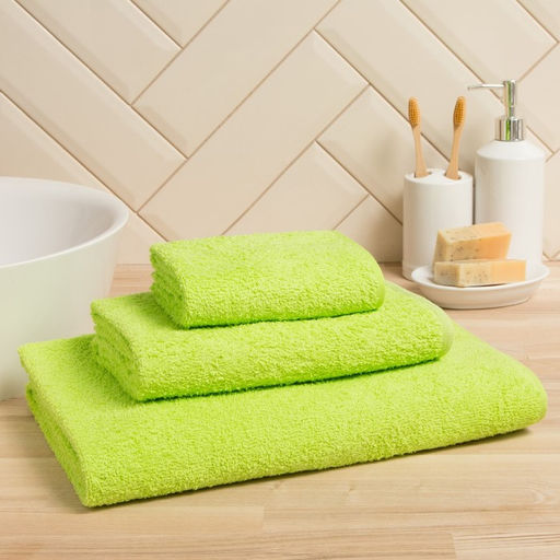 Полотенце махровое Экономь и Я 30*60 см, цв. зеленый, 100% хлопок, 320 гр/м2  фото 2