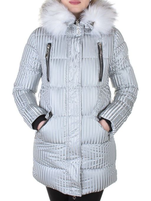 2037 GRAY Куртка зимняя облегченная женская Yixiangyuan - Fashion фото 2