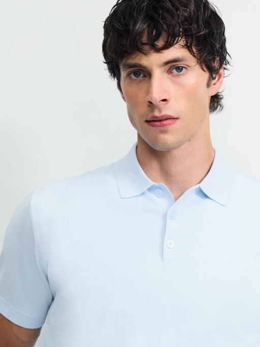 Джемпер поло regular fit / Zarina  фото 7