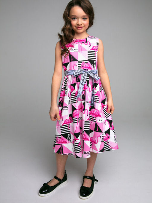12321461 Платье текстильное для девочек