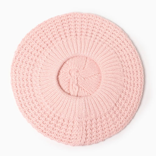 Берет для девочки MINAKU, розовый, размер 48-50 (1-3 года)