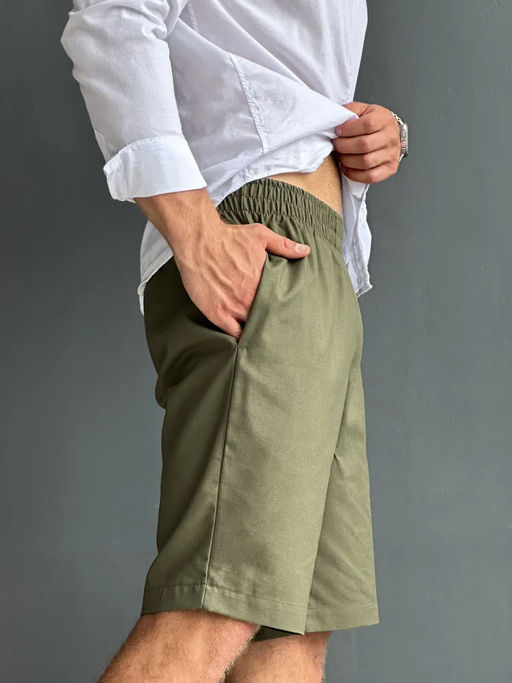 Шорты мужские Лен Графит - Modamica фото 23