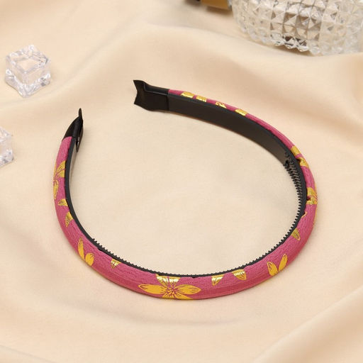 Цена за 3 шт. Ободок для волос «Ширли», цветы, 1 см, МИКС