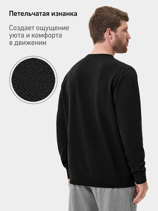 Свитшот JOGEL ESSENTIAL Sweatshirt, черный  фото 12