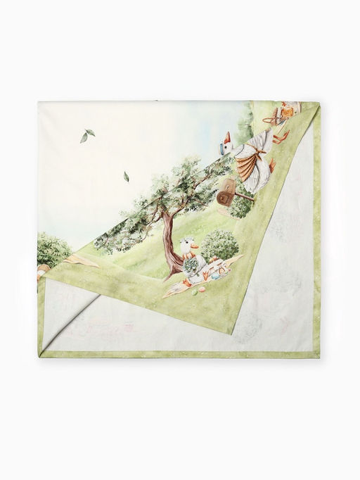 Набор кухонный Family picnic: скатерть 150×220 см ± 3 см с ВГМО, салфетки 40×40 см - 12 шт., 100% хлопок