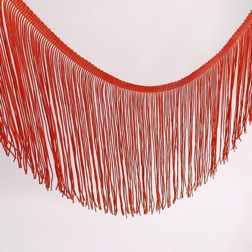 Тесьма декоративная «Бахрома», 20 см, 5±0.5 м, красная