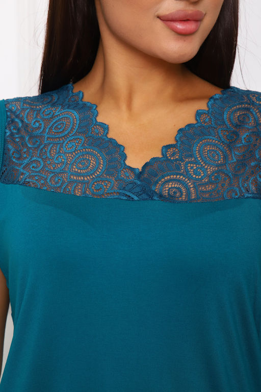 Пижама 375701 с шортами и топом домашняя с кружевами