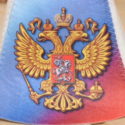 Шапка для бани Россия принт - Добропаровъ фото 2