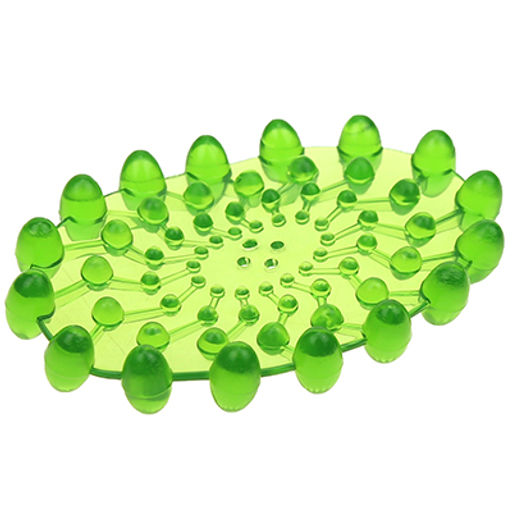 Мыльница 8х11,5х1,8см, силикон, цвета микс (Китай)