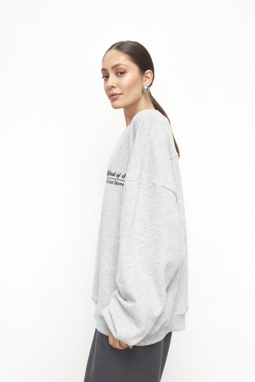 Свитшот Wind of change Light Grey - Erist store фото 4