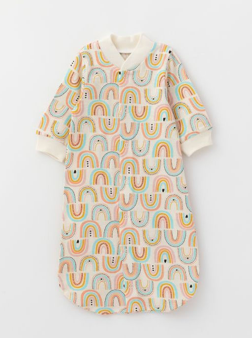 Комбинезон конверт для малыша, синий/радуга - Lesi kids фото 22