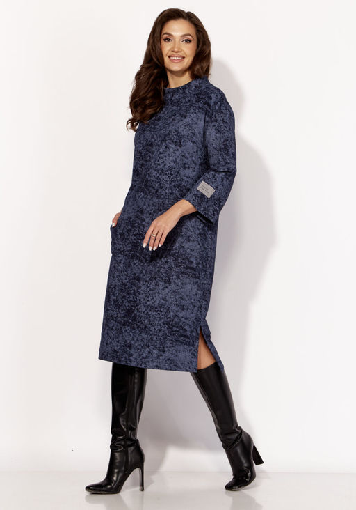 Платье ТАиЕР 1314 темно-синий фото 3