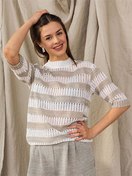 Джемпер изо льна - Волтри фото 2