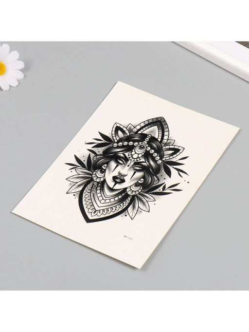 Цена за 2 шт. Переводная тату на тело цветная Пустота внутри, 26.1?14.6 см