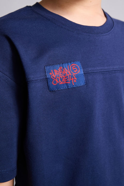 Bask_l_ Overshirt Fit Ti__rt Erkek _ocuk - Defacto фото 4