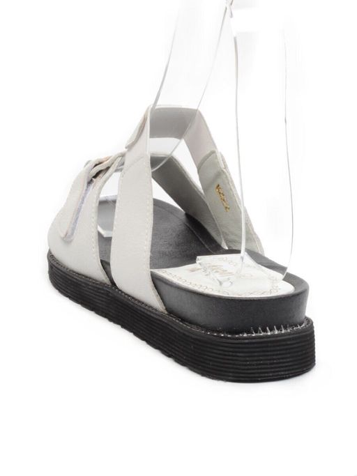 08-K25-2 WHITE Сандалии женские (натуральная кожа) - Фабричный китай фото 5