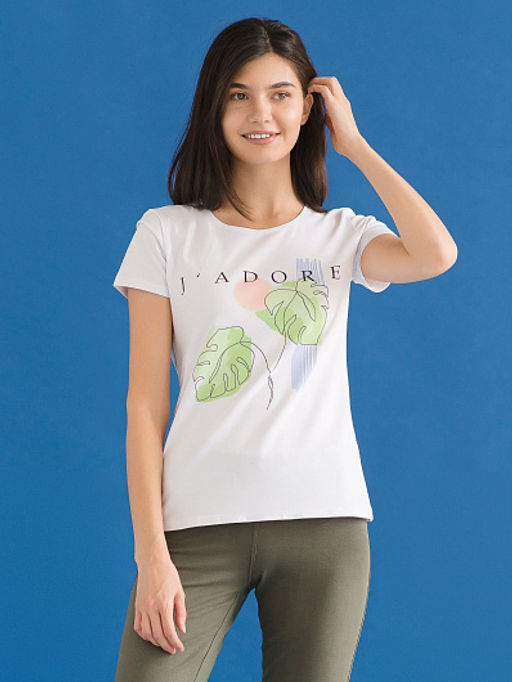 Футболка женская W1-653 LP - Глория Трикотаж фото 2