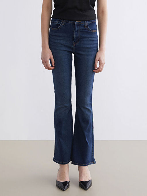 Flare Kad?n Jean Pantolon