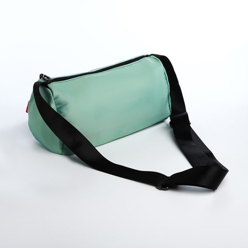 Сумка молодёжная на молнии, цвет зелёный - Simaland фото 4