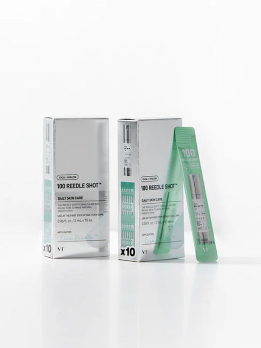 VT Cosmetics Бустер-сыворотка для лица с микроиглами: ежедневный уход / Reedle Shot 100 Stick, 10 x 2 мл