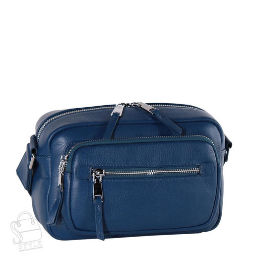 Сумка женская кожаная 3229Q blue Polina&Eiterou/30 в Новосибирске