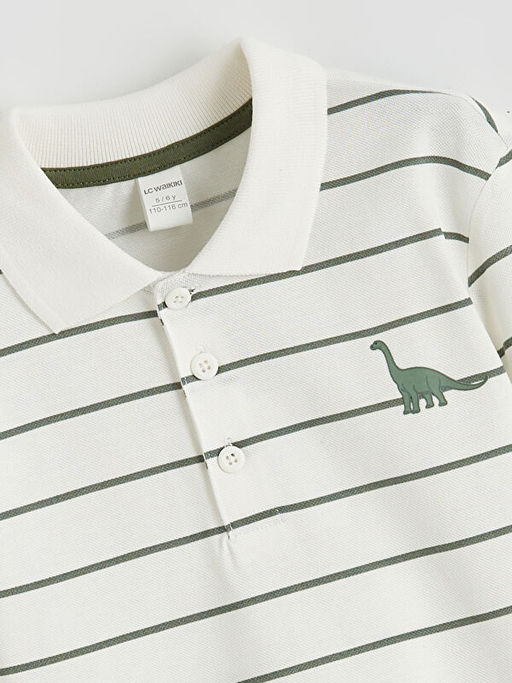 Erkek ?ocuk ?izgili Polo Yaka Ti??rt