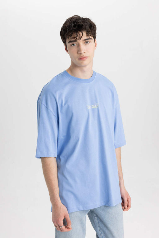 Свободная футболка с круглым вырезом и короткими рукавами Dragon Ball - Defacto фото 5