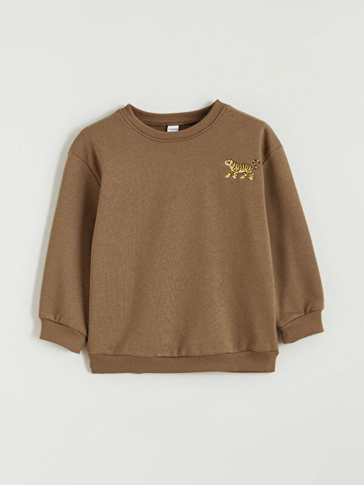 Nak??l? Erkek ?ocuk Kal?n Sweatshirt