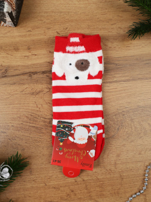 Носки р. 35-40 Новый год короткие / L819 / уп 10/1200/ ОДНА ПАРА/ МАРКА - Галеонтрейд фото 6