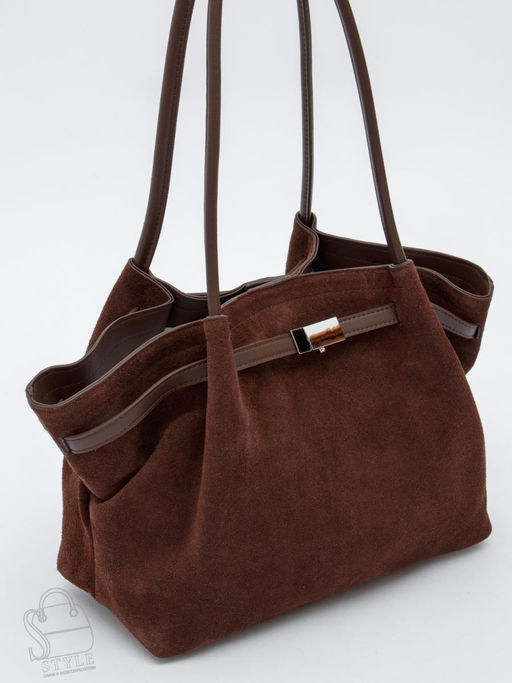 Сумка женская кожаная 990181NN coffee Natale Navetta