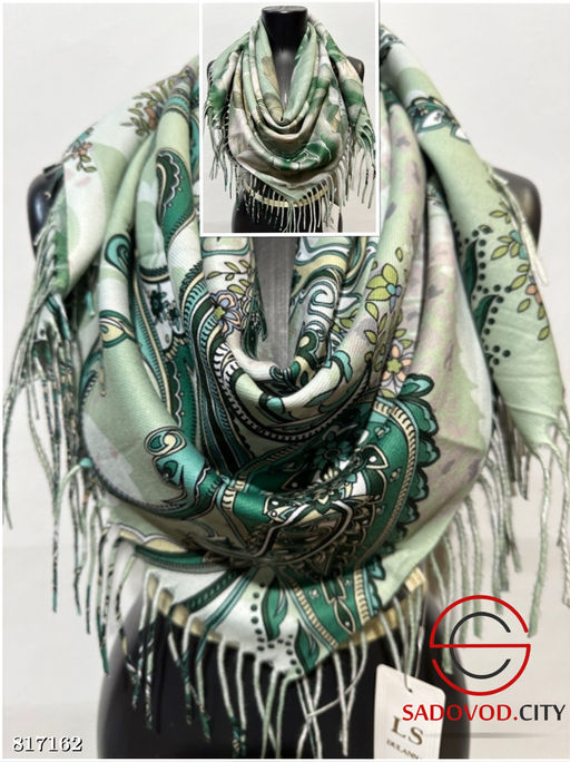 Платки тёплые зимние двухсторонние - Bruno фото 2