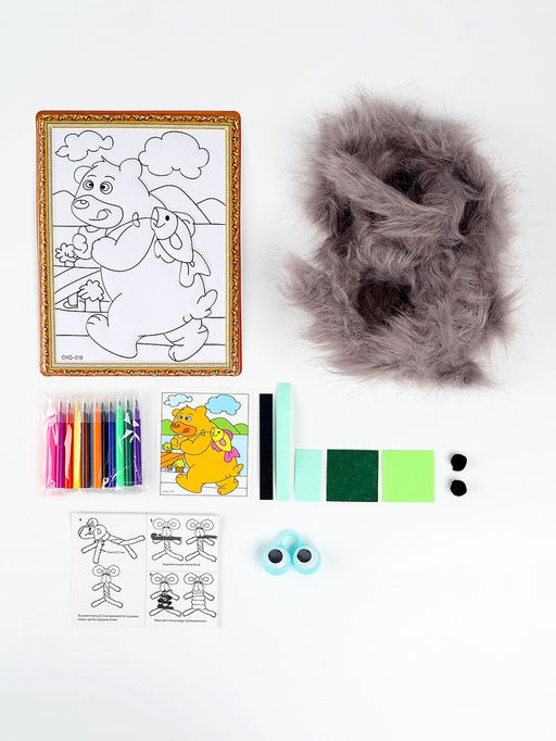 Набор для творчества: создание игрушки и раскраска Коала и друзья - Simaland фото 2