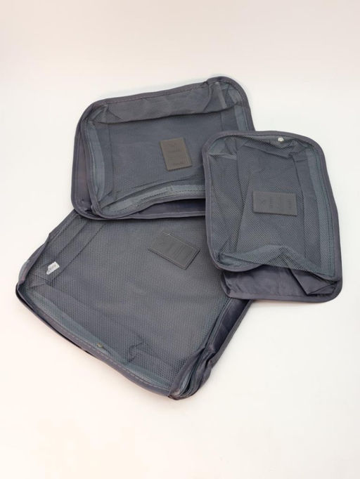 Набор органайзеров для путешествий 6 шт. Laundry pouch, grey - I likegift фото 5