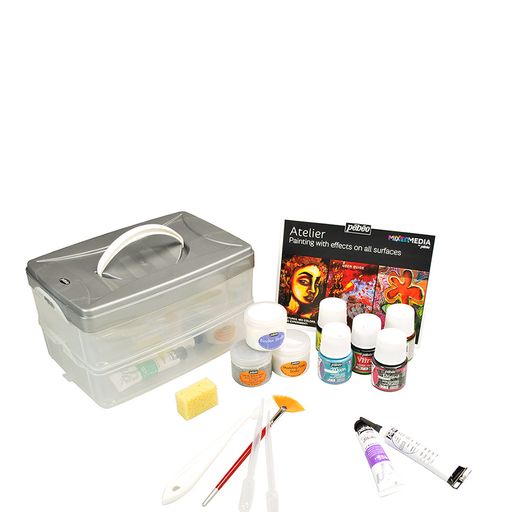 PEBEO Набор красок с аксессуарами для техники Mixed Media 758701