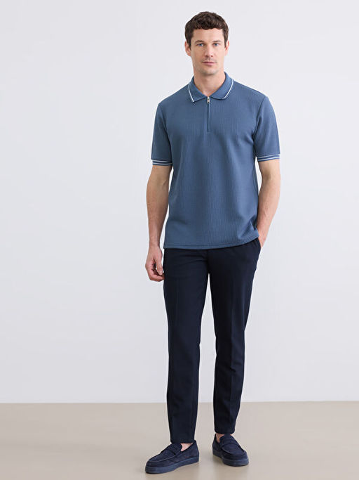 ?izgili Polo Yaka Erkek Ti??rt