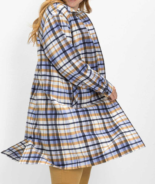 Фланелевое пальто, цветное - Sheego фото 3