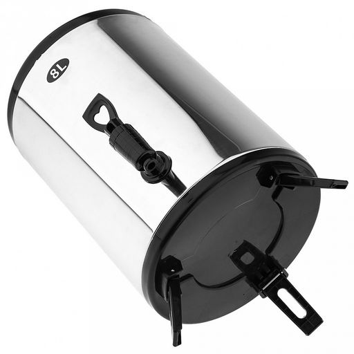 Термос из нержавеющей стали 6л, д22,5см h34-39,5см, кран, крышка и ручка пластмассовые, складные пластмассовые ножки, в подарочной коробке (Китай) - Домашняя мода фото 3