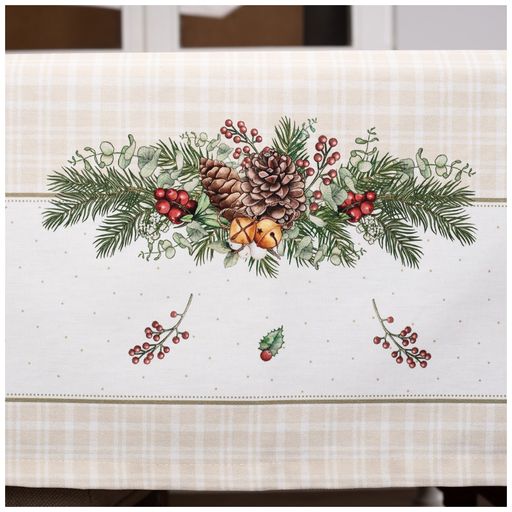 СКАТЕРТЬ CELEBRATION 140Х180СМ ,БЕЖЕВЫЙ, 100 - Lefard фото 4