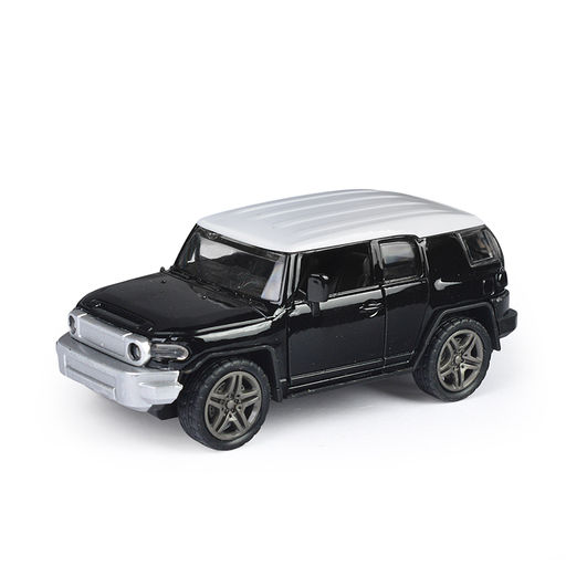 Чёрная инерционная машинка Внедорожник die-cast,1:32, открывающиеся двери