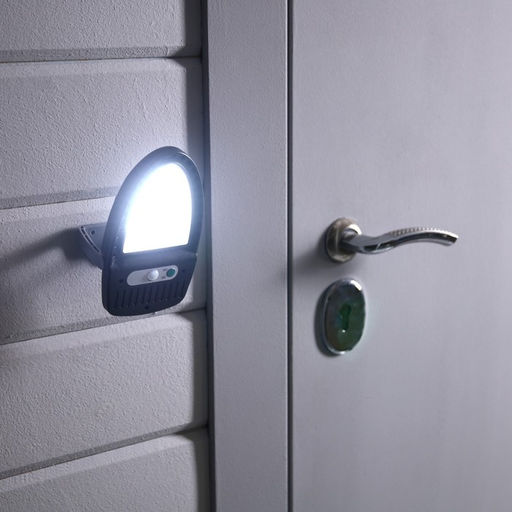 Садовый светильник на солнечной батарее, 9.5135 см, 49 LED, с датчиком движения, накладной, свечение белое - Luazon lighting фото 2