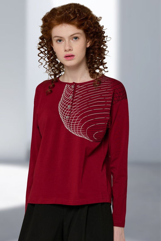 лонгслив 1685/1-13 -50% - Mix-mode фото 2