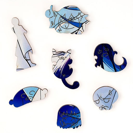 Пазлы фигурные Аниме девушка, 155 деталей - Puzzle фото 5