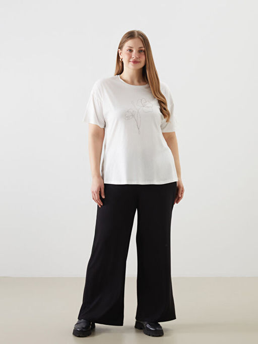 Beli Lastikli Geni? Pa?a Kad?n Pantolon