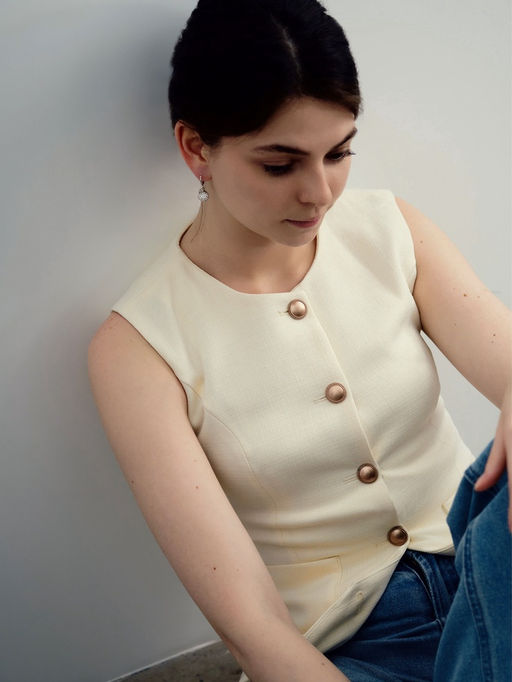 Серьги со стразами Шамбала сияние, белые в серебре