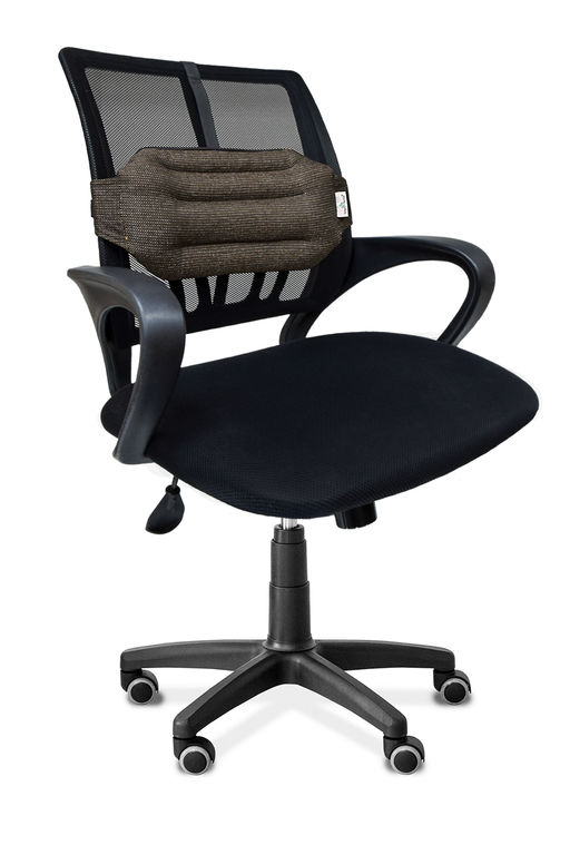 Подушка под спину Офис Крафт с лузгой гречихи