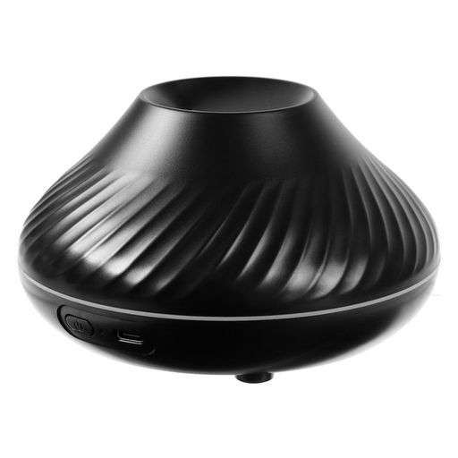 Увлажнитель воздуха Luazon HM-10, эффект пламени, 130 мл, 4.5 Вт, USB, чёрный