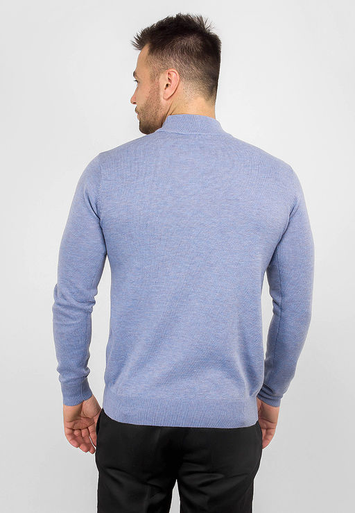 Джемпер мужской GREG G122-05427 (голубой фиолет м.)  фото 5