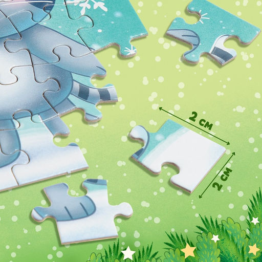 Подарочный набор 3в1 на новый год «Новогодний подарок», 3 книги, игрушка и пазл МИКС