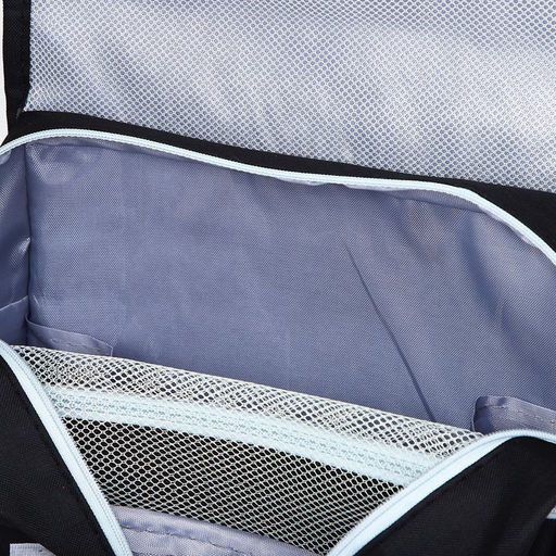 Косметичка-несессер дорожная на молнии, липучках, с крючком, чёрная - Simaland фото 4