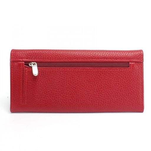 Портмоне женское Croco-ПР-972 натуральная кожа 2 отд, 8 карм, красный питон/красный флотер (11001/113) 238494  фото 2